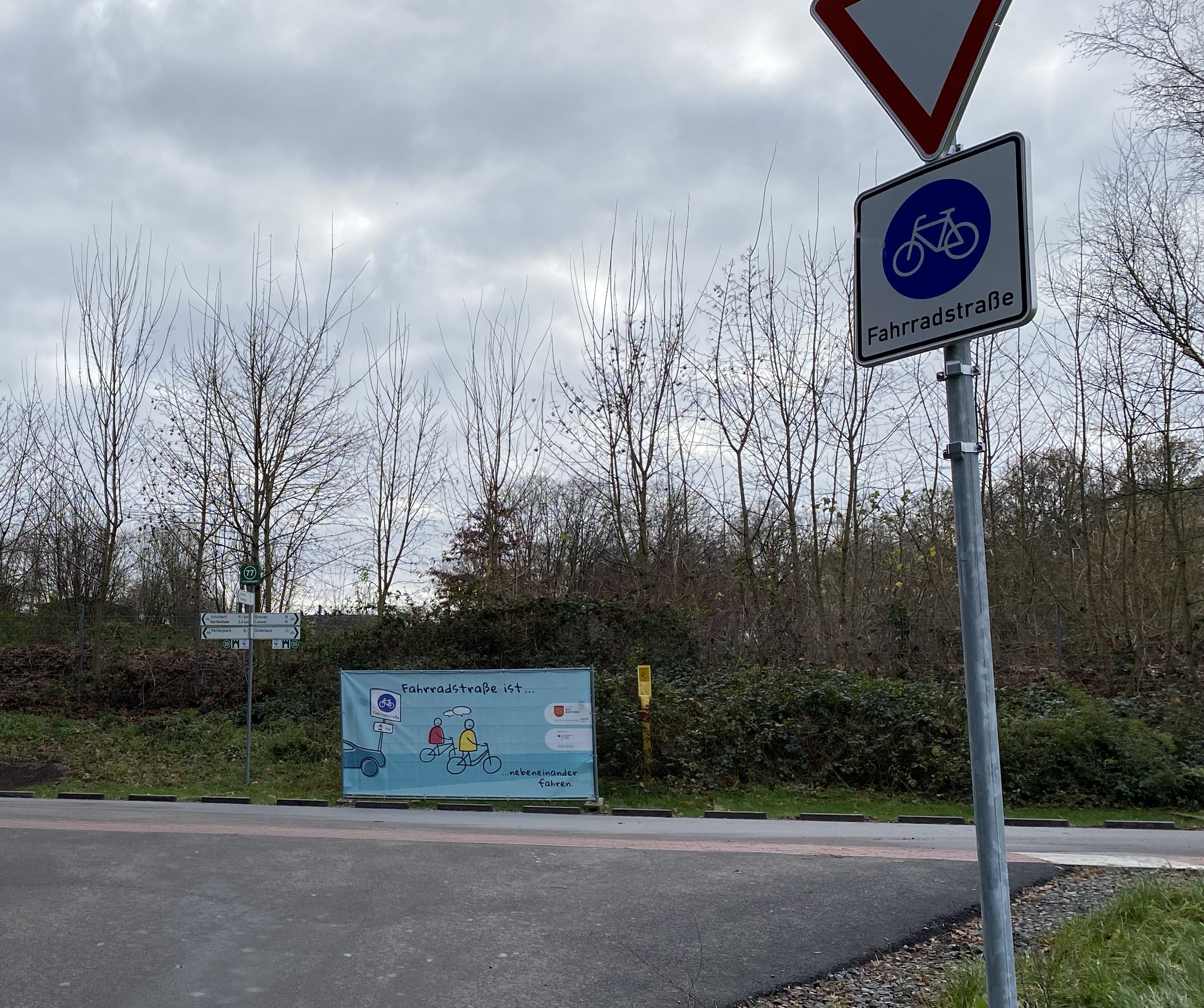 Bild zu Die Gildehauser Straße wird zur Fahrradstraße